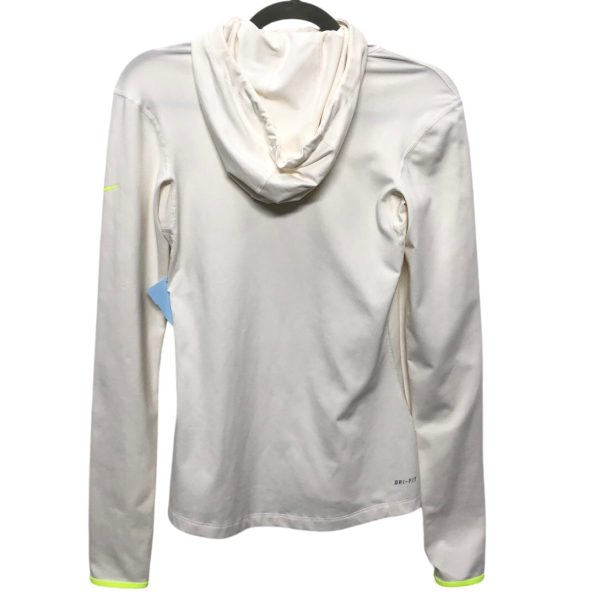 Athletic Jacket By Nike In White, Size: S For Cheap