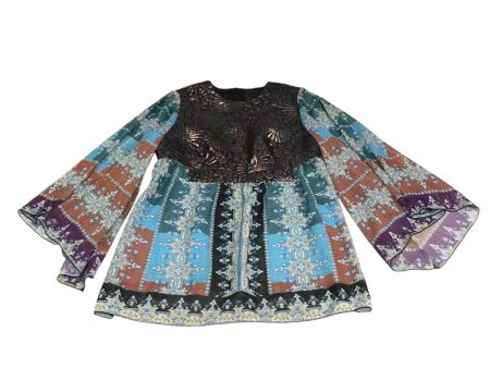 Tunic 3 4 Sleeve By Anna Sui In Multi-colored, Size: S Sale