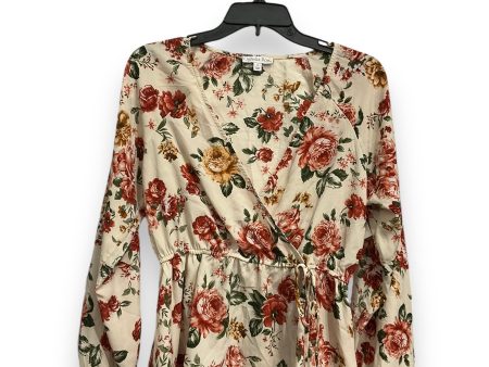 Top Long Sleeve By Ophelia Roe In Floral Print, Size: S Fashion