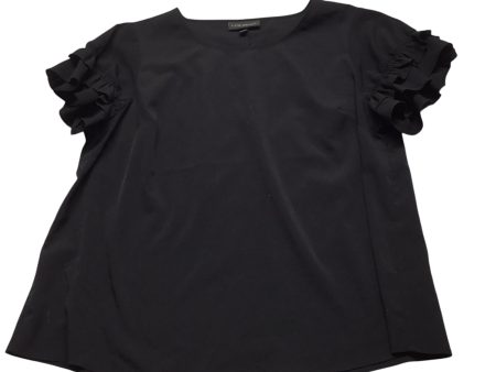 Top Short Sleeve By Lane Bryant In Black, Size: Xl on Sale