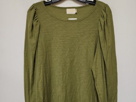 Top Long Sleeve Basic By Nation Ltd In Green, Size: M Online Hot Sale