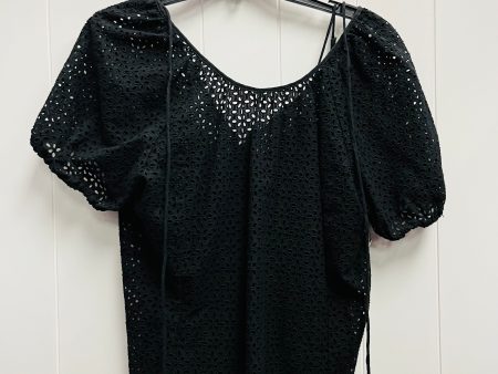 Top Short Sleeve By J. Crew In Black, Size: 12 For Cheap