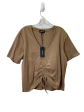 Top Short Sleeve By Lamarque In Tan, Size: L Sale